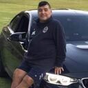 Diego Armando Maradona y su carro