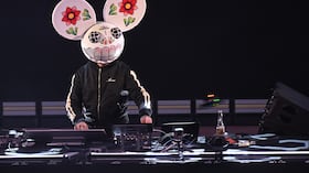 deadmau5 actuando en Red Rocks, Colorado, el 8 de noviembre de 2025. Foto: Mark Makela/Getty Images.