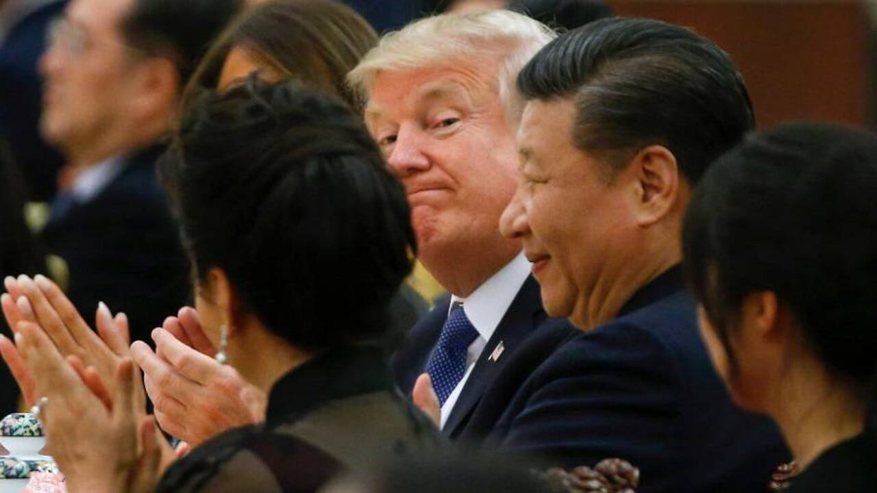 Donald Trump, presidente de los Estados Unidos y Xi Jinping, presidente de China. Getty