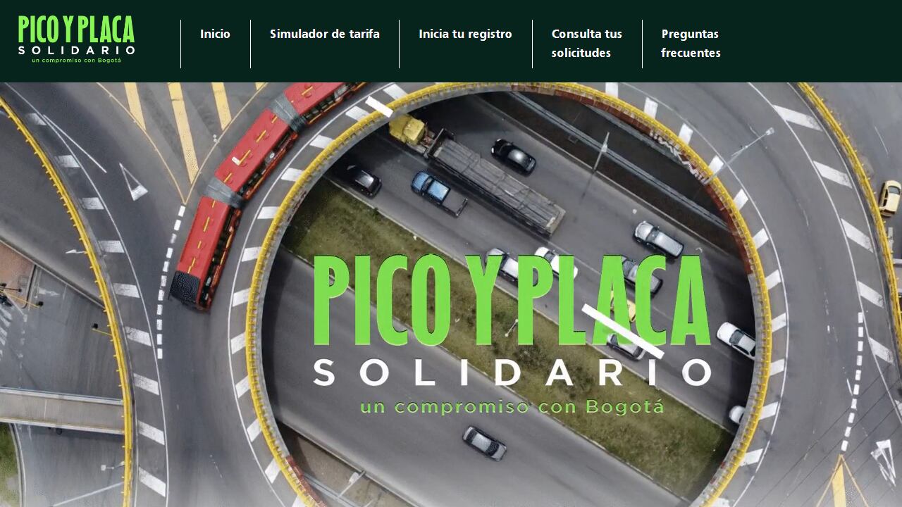Pico y Placa Solidario en Bogotá