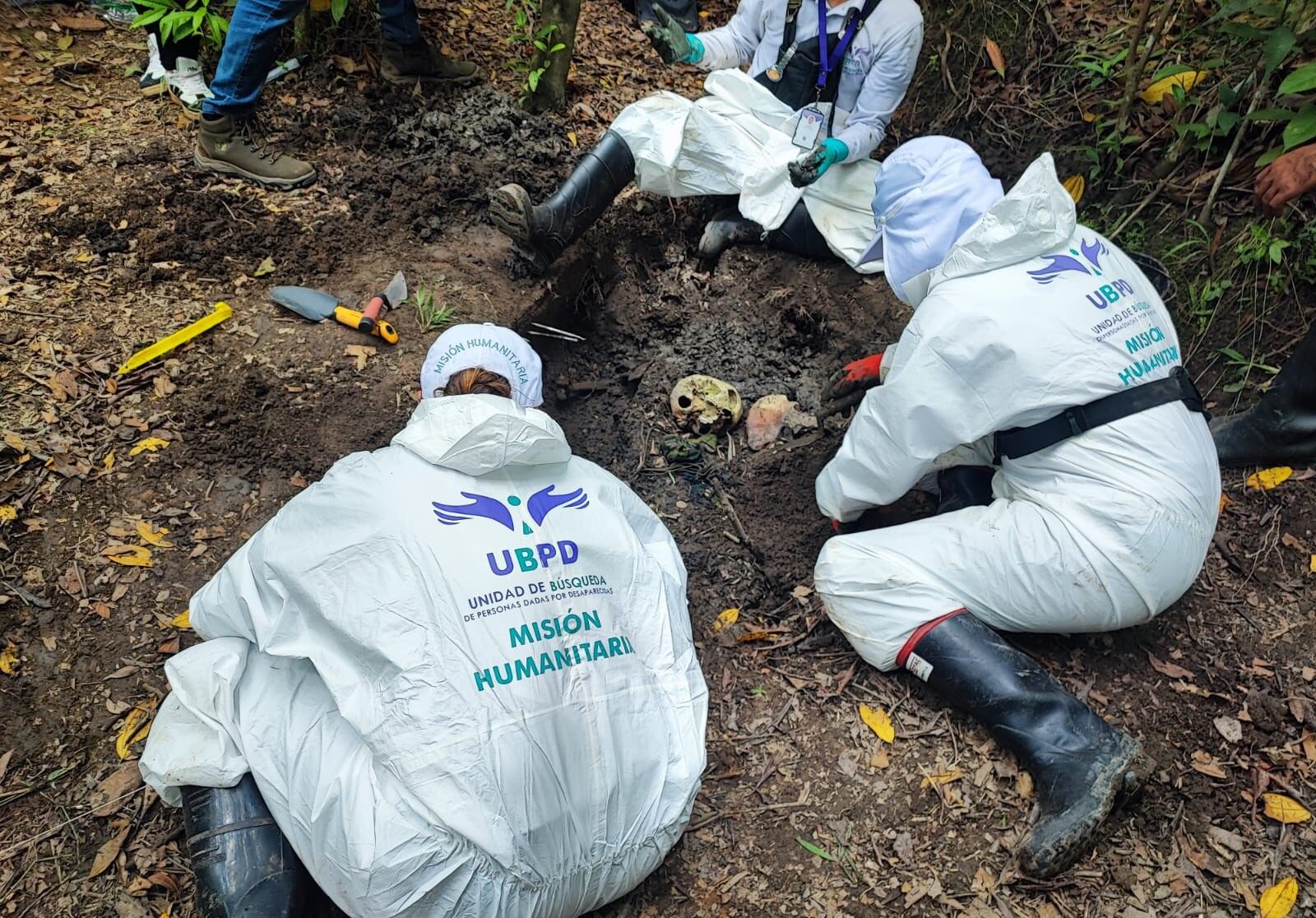 Los cuerpos estaban en una zona de dificil acceso en Jamundí, Valle del Cauca.