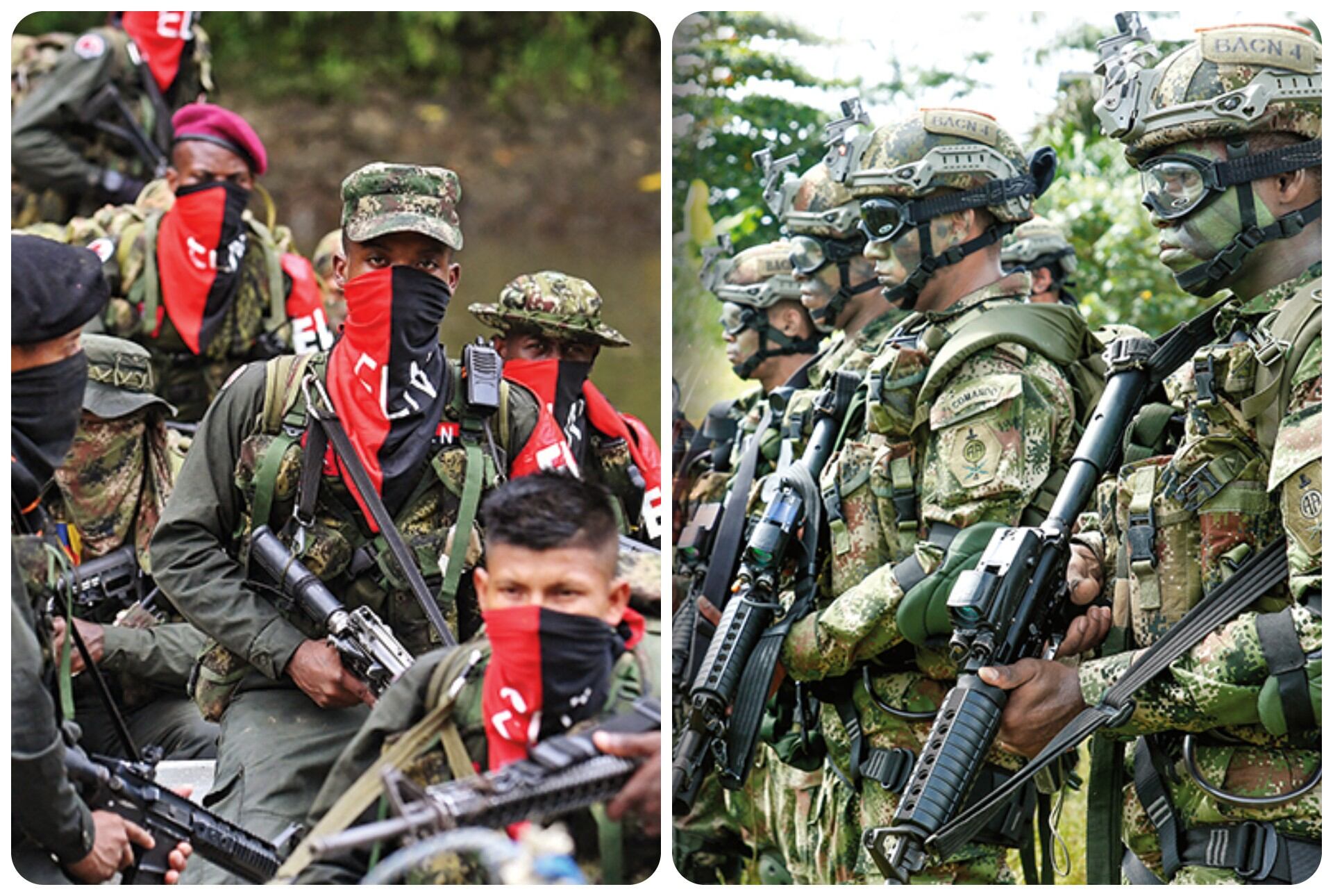 Alerta a la Fuerza Pública por intención del ELN de cometer actos terroristas.