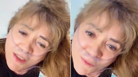 Patricia Silva, humorista, apareció desde el hospital.