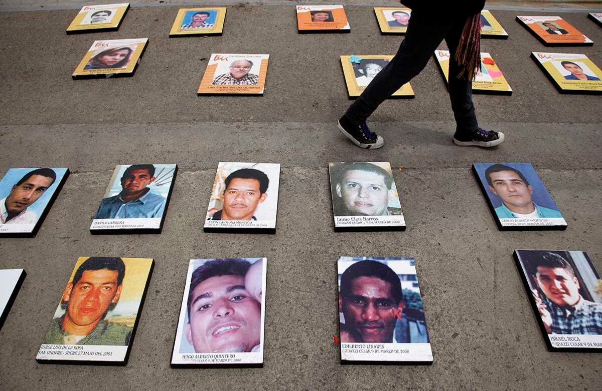 Retratos de desaparecidos en Colombia .Foto: León Darío Peláez / SEMANA 