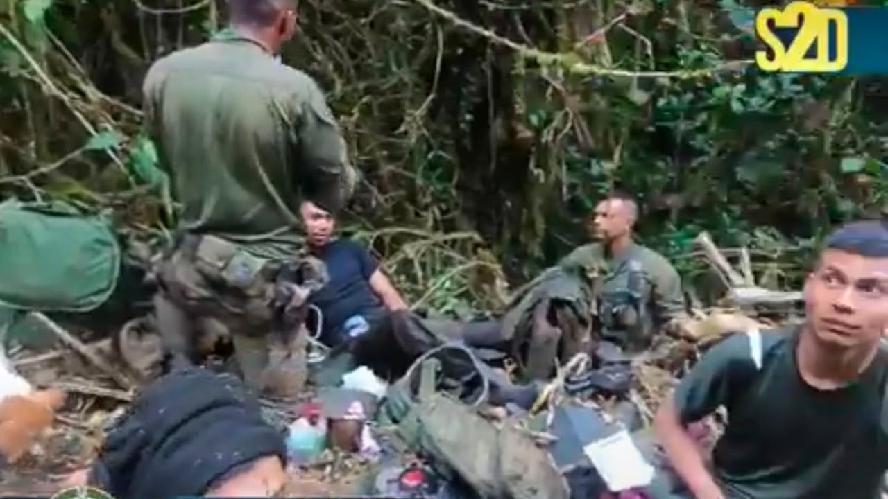 Rescate de policías desaparecidos en el Cauca.