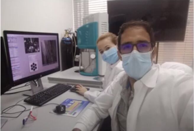 Claudia Tavera y Juan León, creadores de la empres Vertnova.