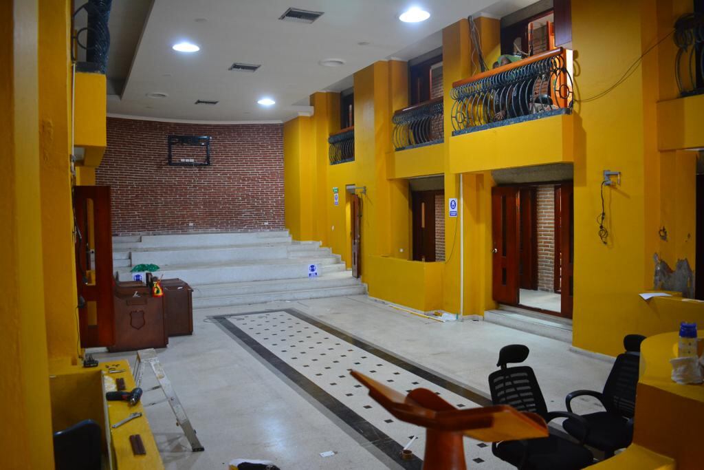 El traslado Concejo de Cartagena será durante 3 meses.