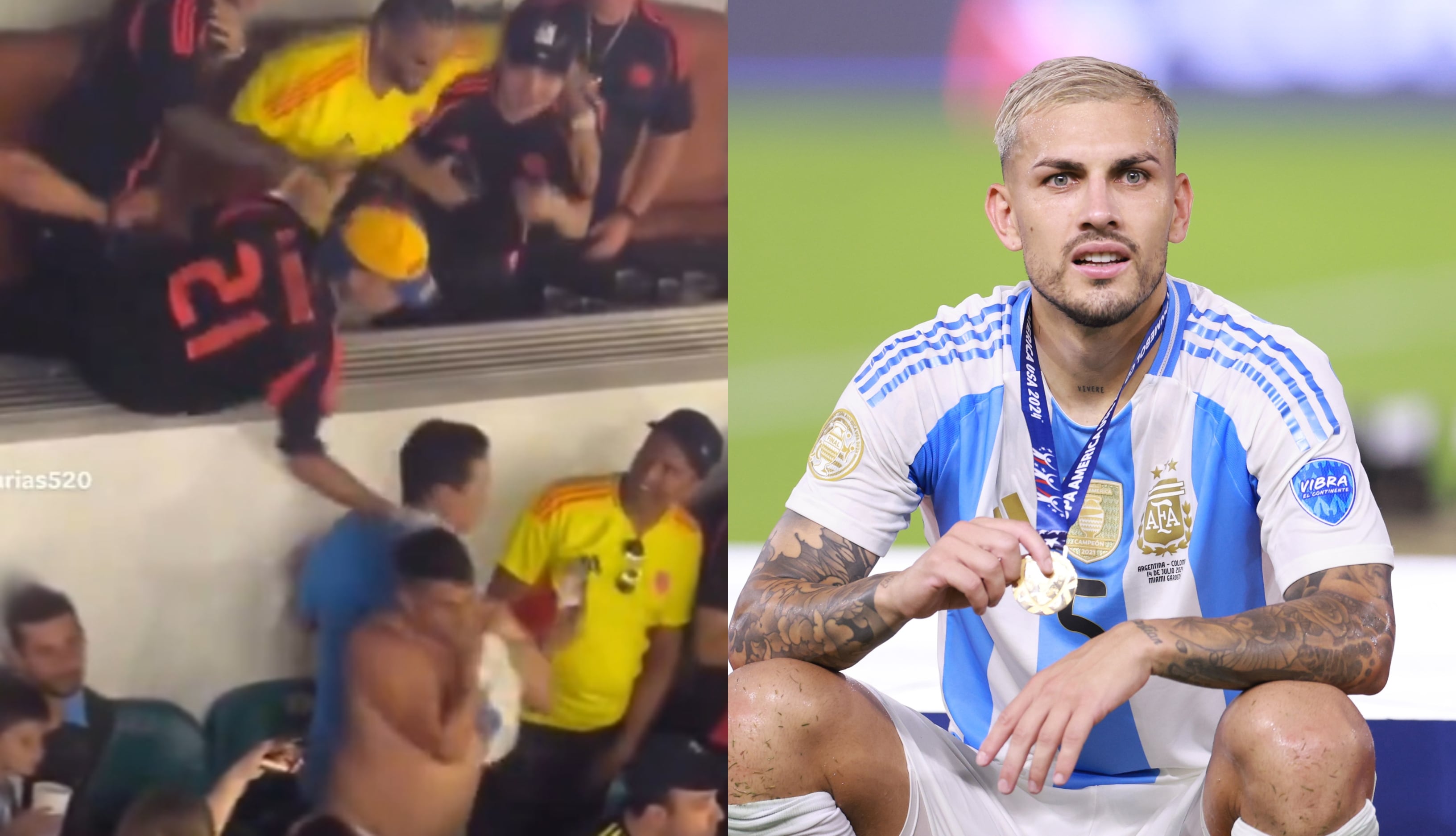 Esto fue lo que le dijo el jugador al cantante.