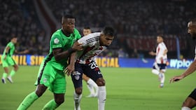 Atlético Nacional y Junior de Barranquilla, finalistas de la liga colombiana.