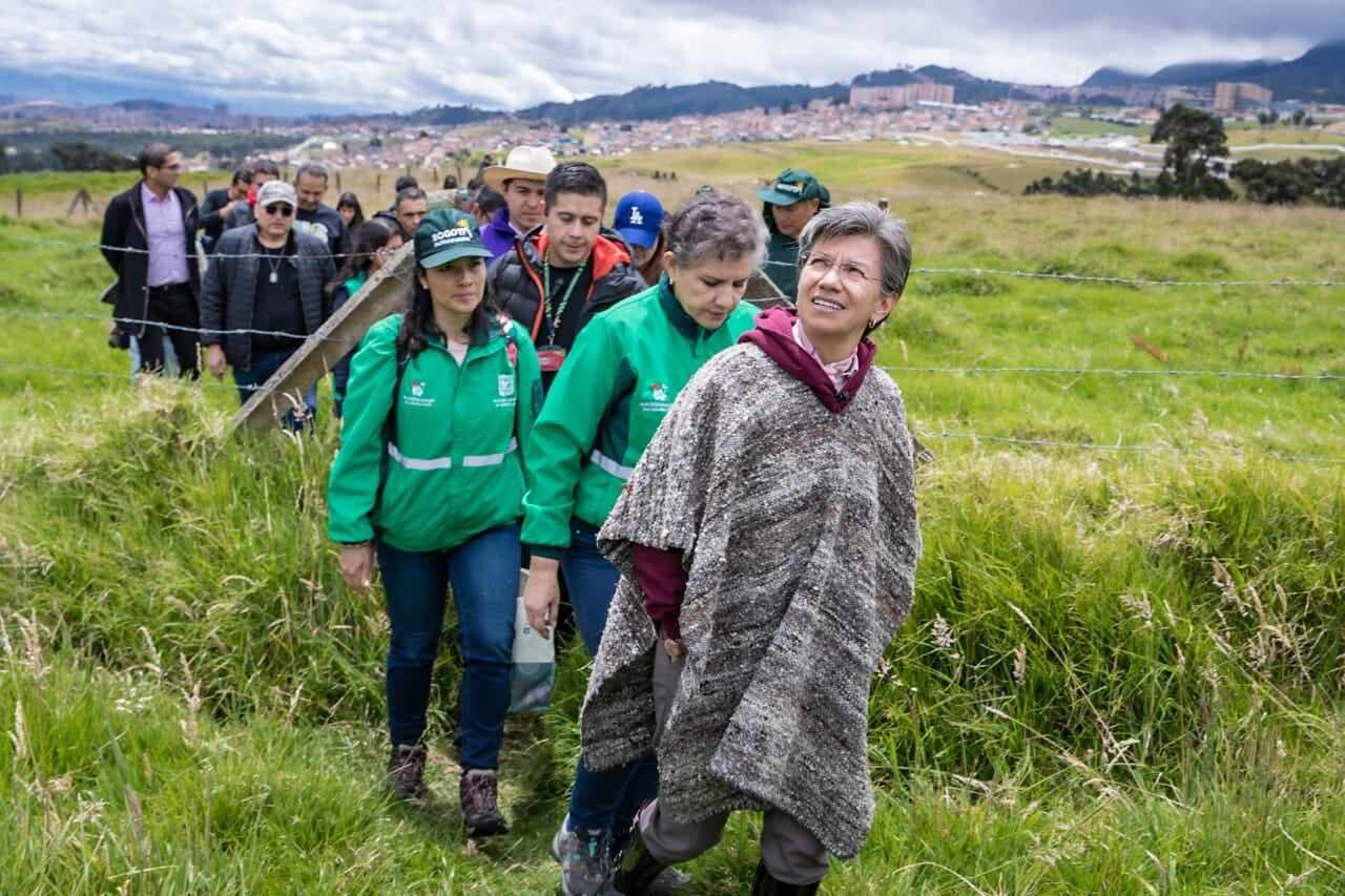 La alcaldesa mayor de Bogotá, Claudia López, presentó la primera fase del Parque Arqueológico.
