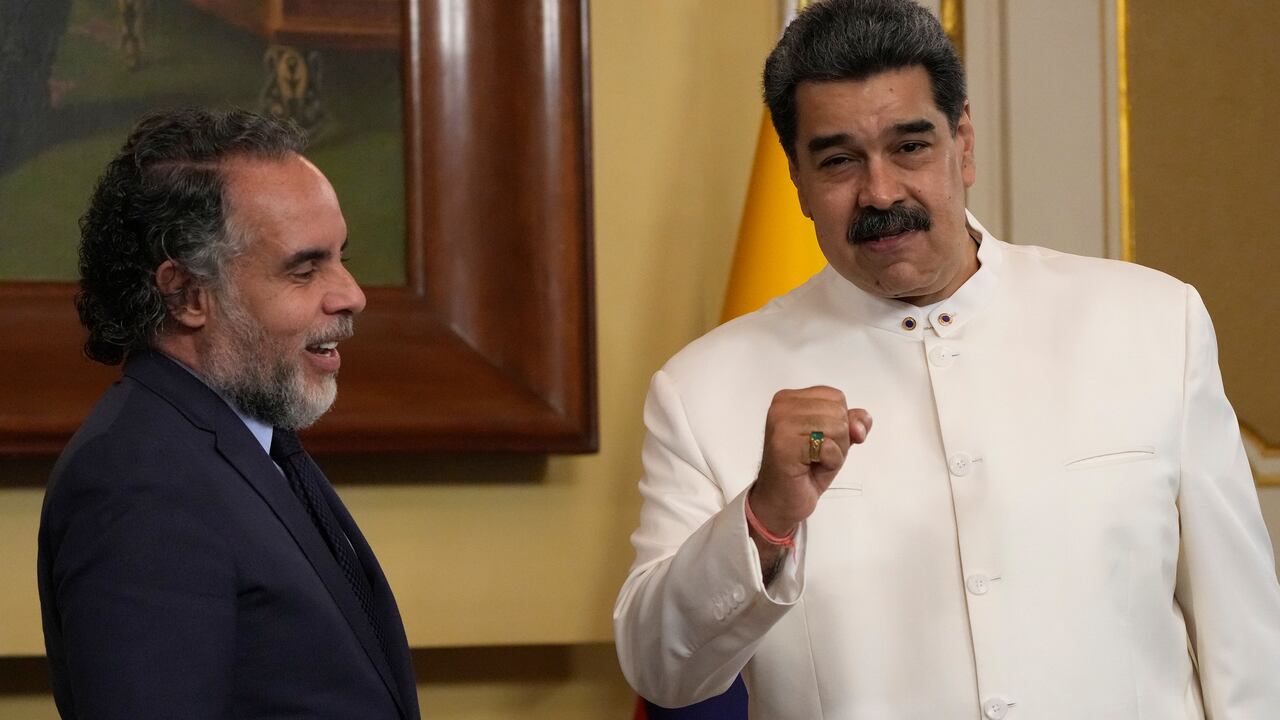 Armando Benedetti y Nicolás Maduro.