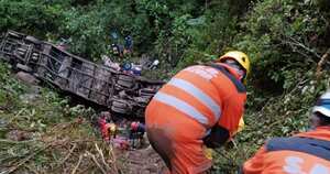 Accidente de bus en Bolivia