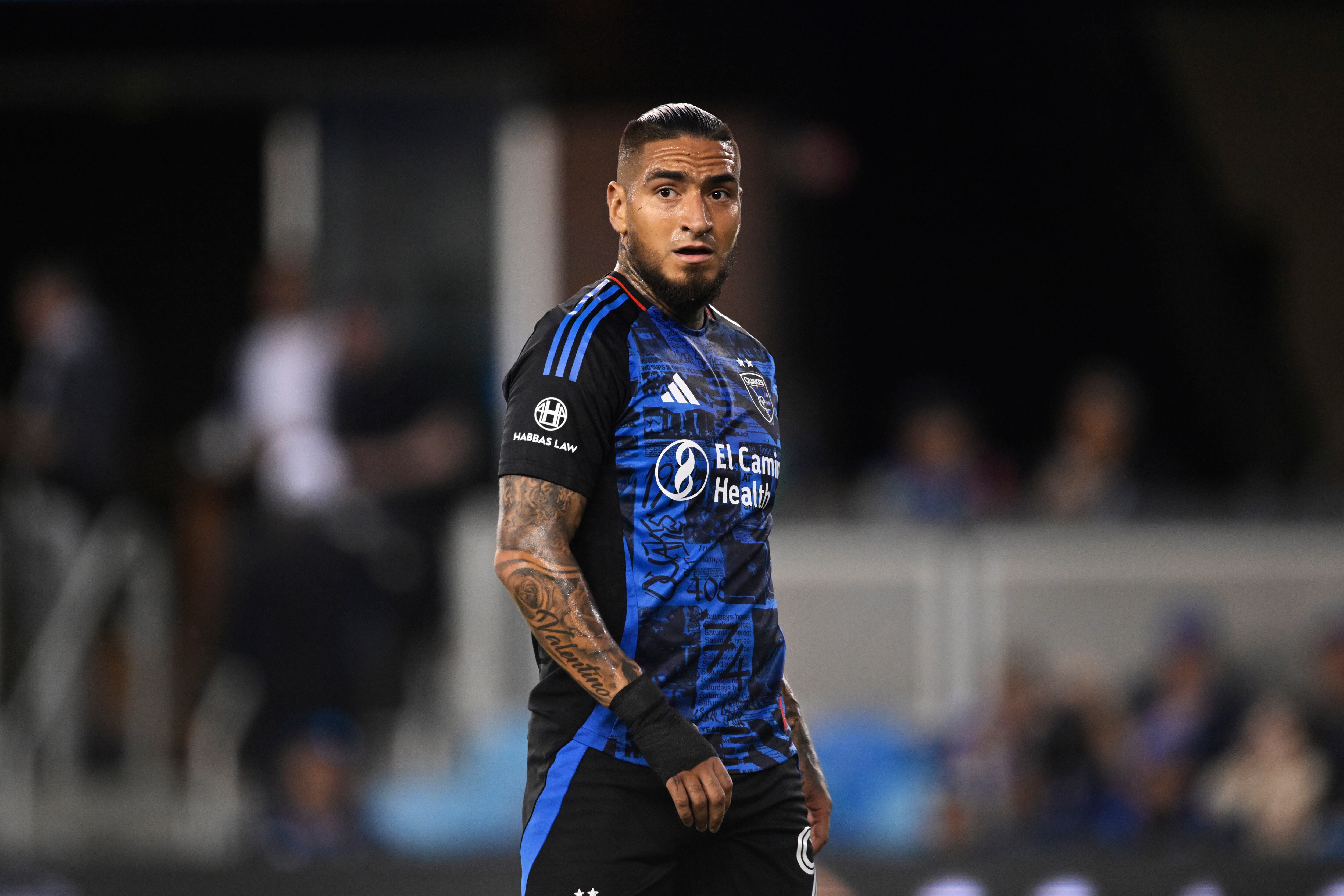 Cristian El Chicho Arango con su actual equipo: San Jose Earthquakes de la MLS.