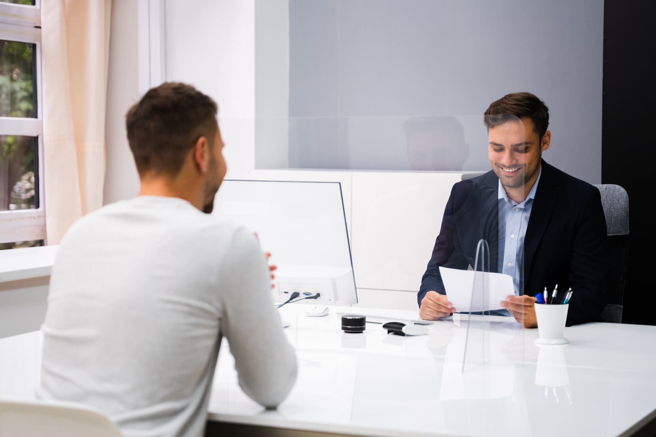Entrevista de trabajo.
