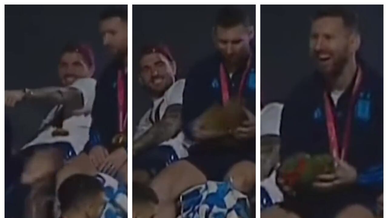 Lionel Messi recibe una Tortuga Ninja con quien comparan a Mbappé.