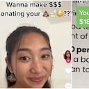 Tiktoker, dinero por excremento