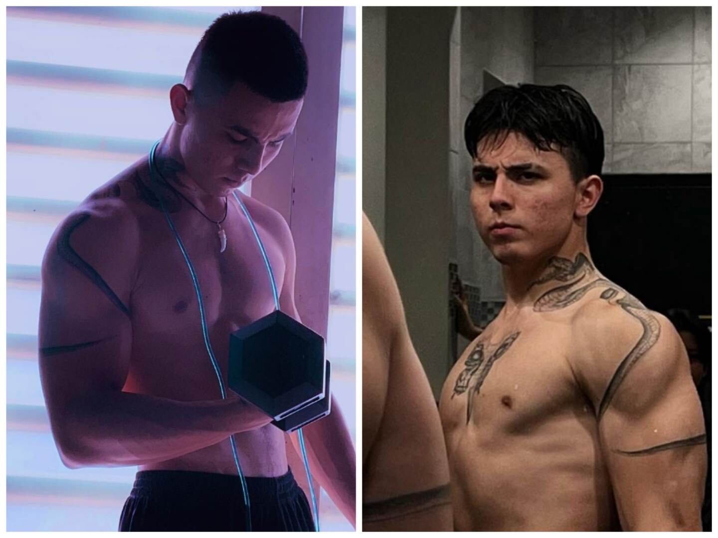 Su madre cuenta que su hijo sueña con tener un gimnasio.