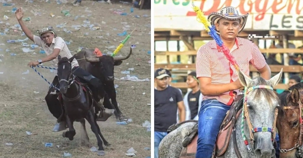 Hugo Cárdenas, rejoneador que murió en corralejas de Juan Arias, en Magangué, Bolívar.
