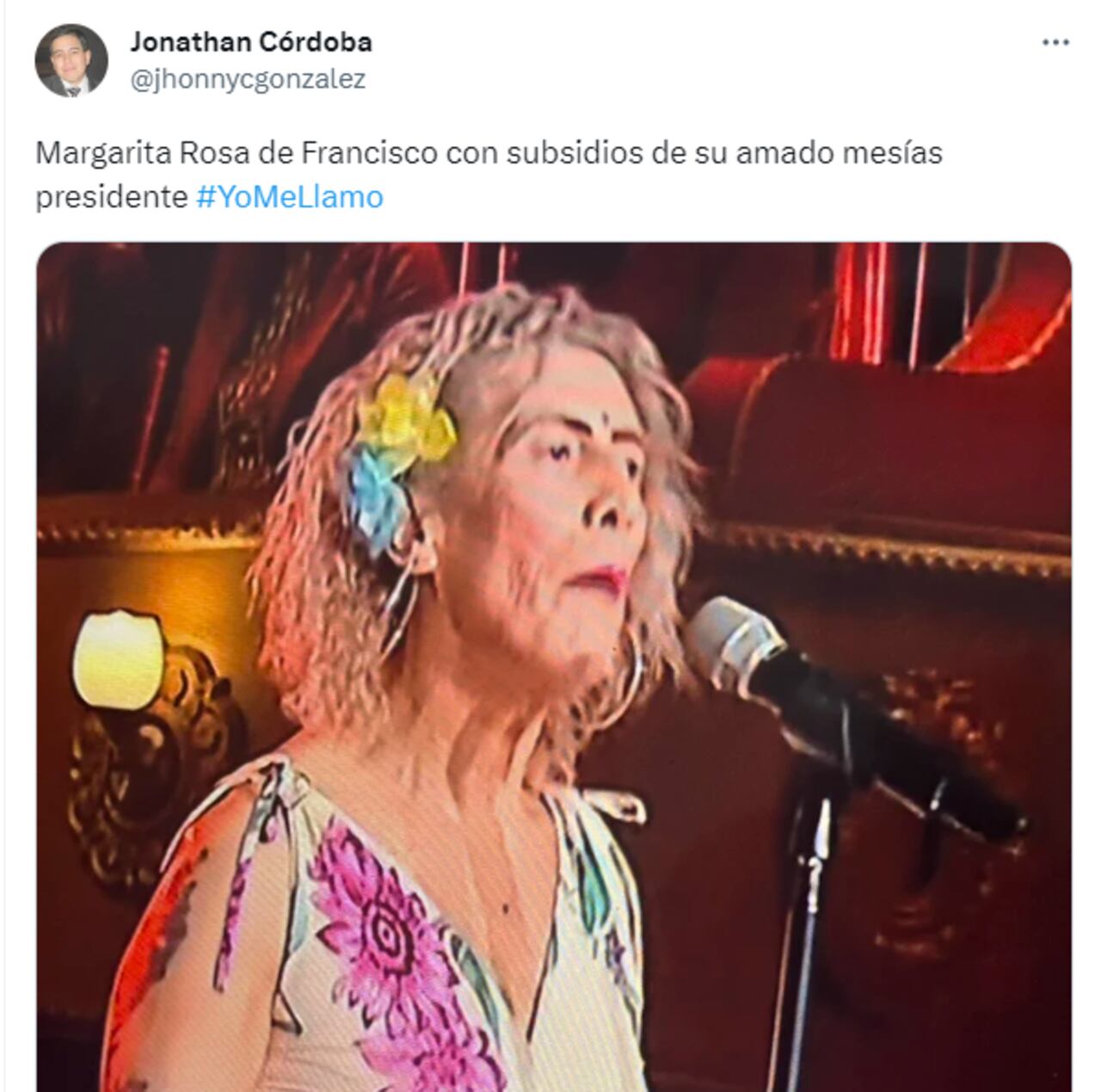 Memes tras audición de 'Yo me llamo' Margarita Rosa de Francisco
