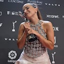 La actriz también agradeció a sus compañeros de reparto Juan Pablo Raba y Cristina Umaña. (Photo by Juan Naharro Gimenez/Getty Images).