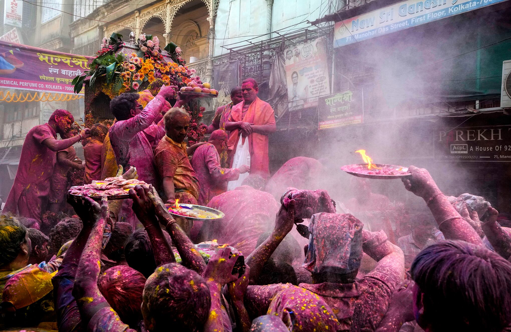 En imágenes : los colores del festival Holi en India