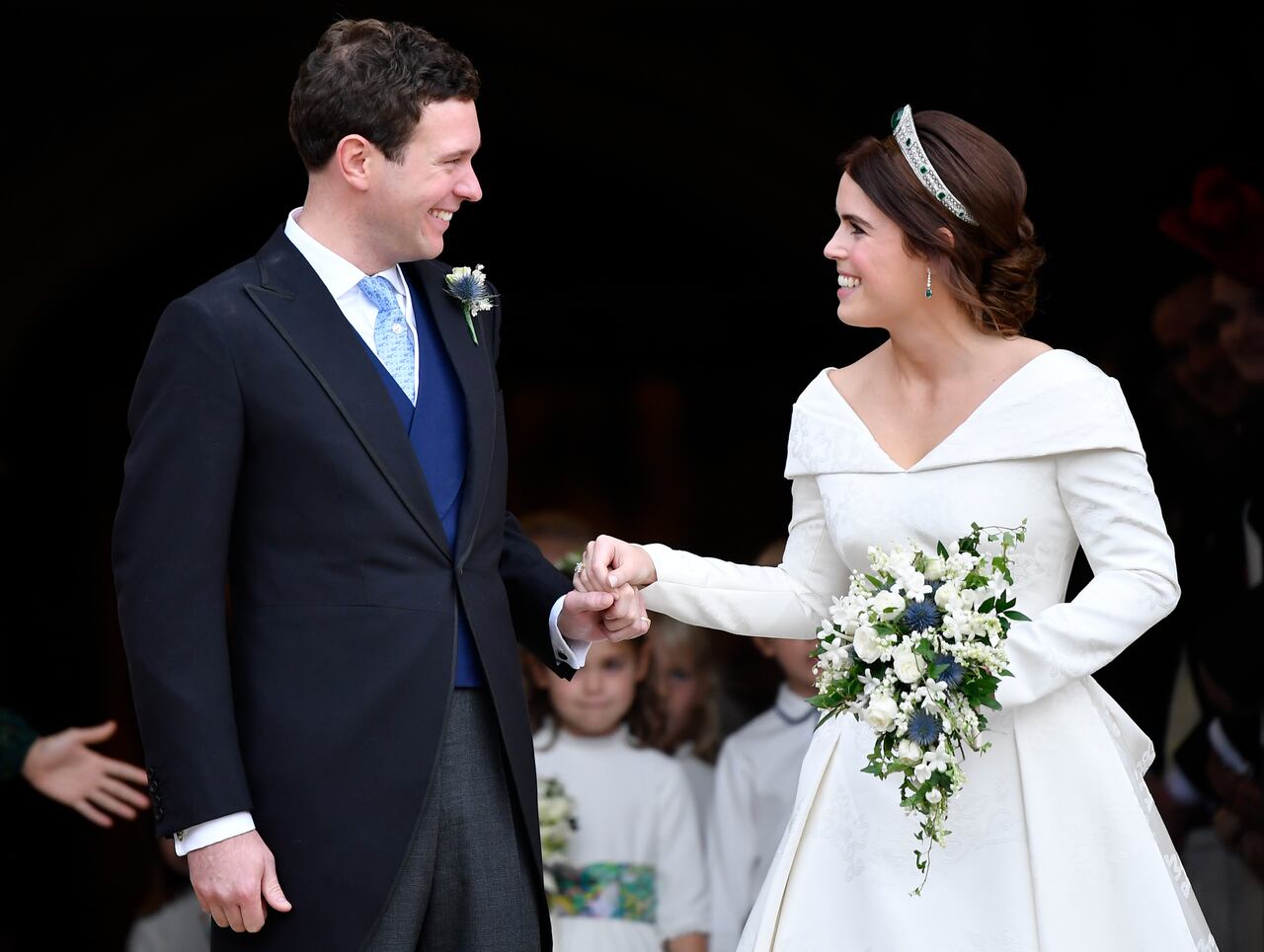Eugenie y Brooksbank sorprendieron en 2019 con su boda tachonada de estrellas de Hollywood.
