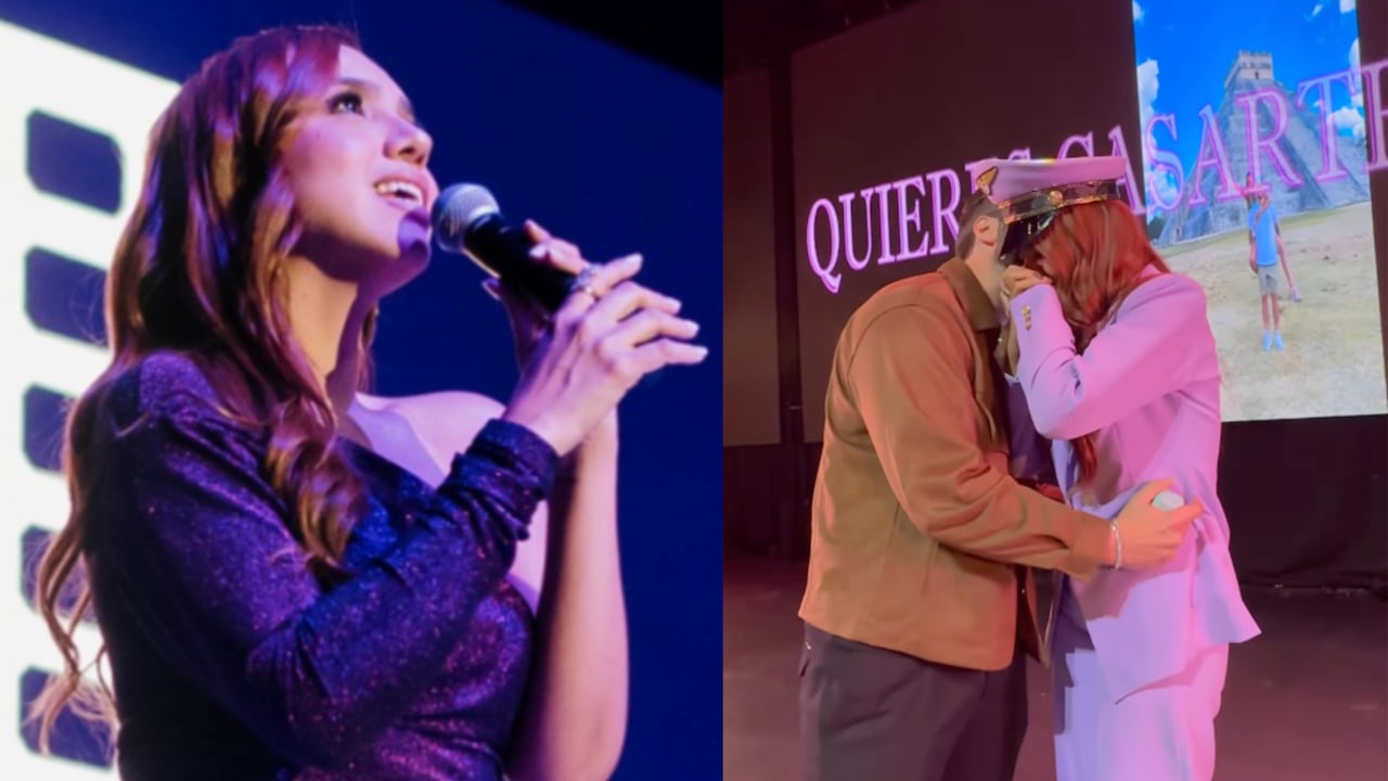 Tatiana Franko, de 'Vos podés', dijo que sí; se casará con su novio Wendel Luis Gnoatto.