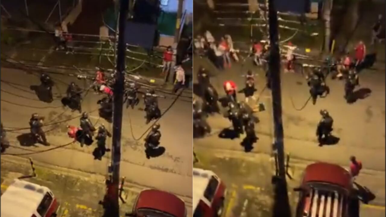 Hinchas del América agreden a aficionado de Nacional.