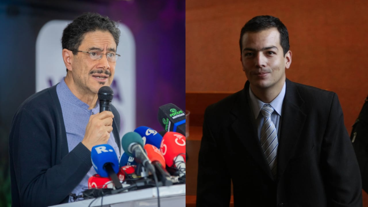 Iván Cepeda y Juan Pablo Sánchez, excongresista fallecido.