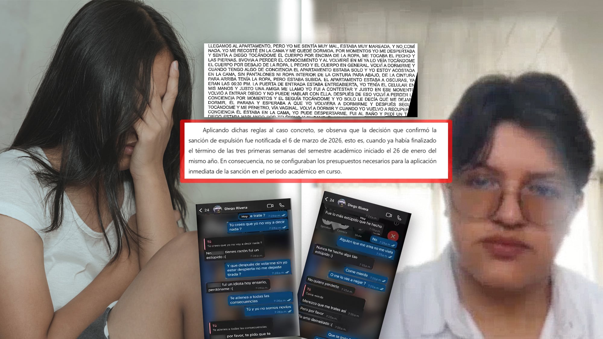 Violación estudiante de la Universidad del Rosario