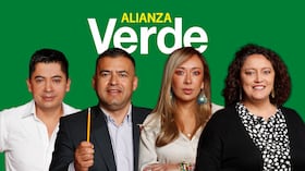 Ariel Ávila, Jaime Raúl Salamanca, Katherine Miranda y Angélica Lozano