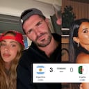Tini y Rodrigo De Paul - Antonela Roccuzzo y Lionel Messi.
