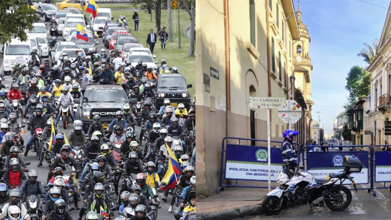 Escenas como estas se podrían repetir hoy por las protestas anunciadas, las cuales colapsarían la movilidad en la ciudad.