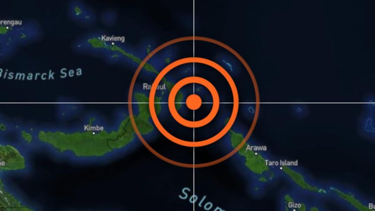 Dos temblores, uno de 6,7 y otro de 7,0, sacudieron Papua Nueva Guinea.