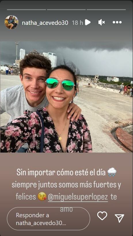 Miguel Ángel López y Nathalia Acevedo