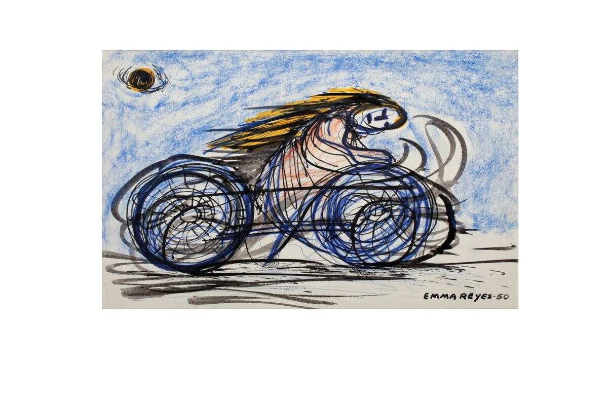 Emma Reyes. Sin Título. 21x15,5cm. Dibujo (1950). 