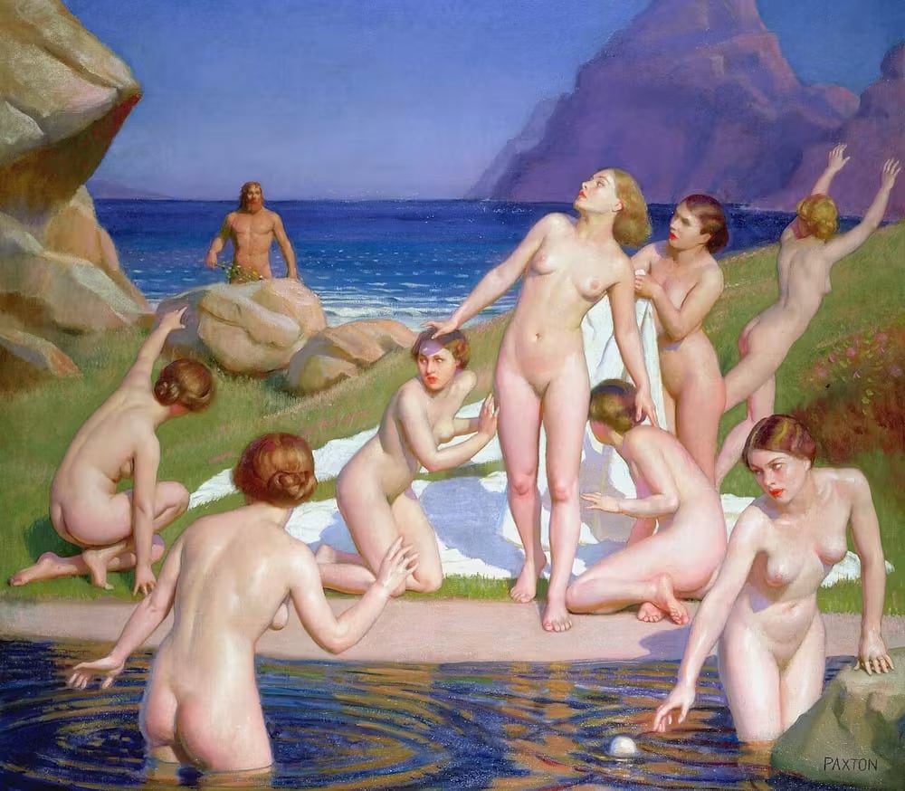 Nausicaa, personaje de la Odisea visto por William McGregor Paxton. Wikimedia Commons