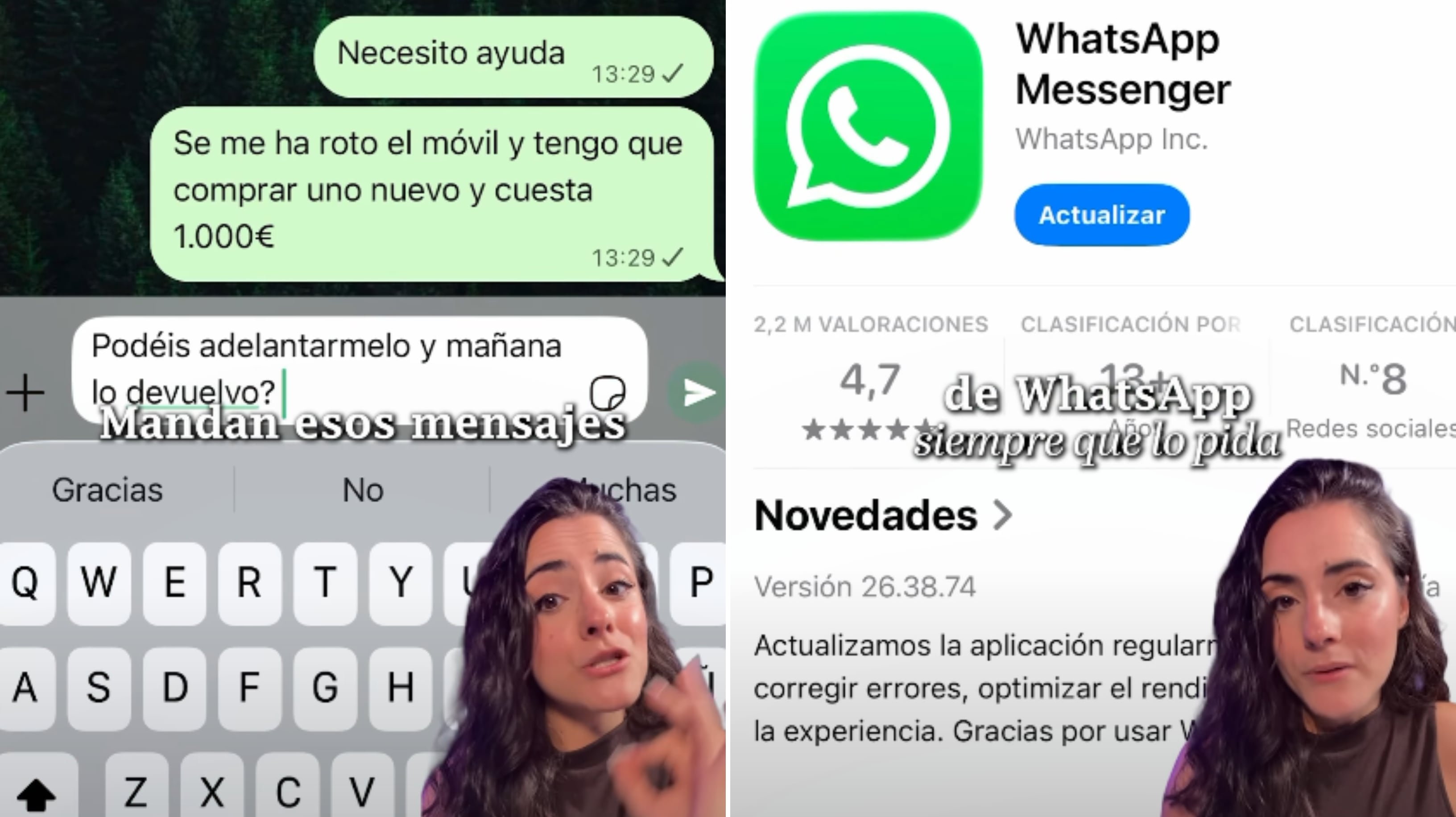 Los delincuentes pueden pedir dinero a nombre de alguien conocido; actualizar el sistema operativo es una medida preventiva.