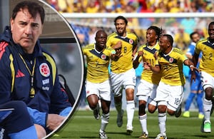 Uno de los jugadores de Colombia en Brasil 2014 (der.) dice que el combinado Tricolor ya debe ganar un título. Mensaje resuena en Néstor Lorenzo (izq.).