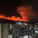 Un incendio de gran magnitud se reporta en la noche del jueves en Yumbo: Foto suministrada por la Alcaldía.