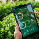 Tecnología en el campo - tableta digital