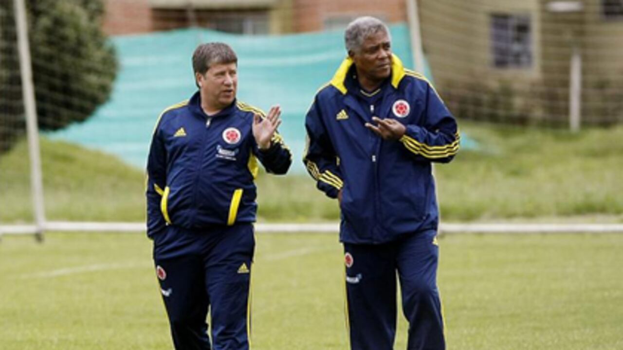 Hernán Darío Gómez (i) y Francisco Maturana (d).