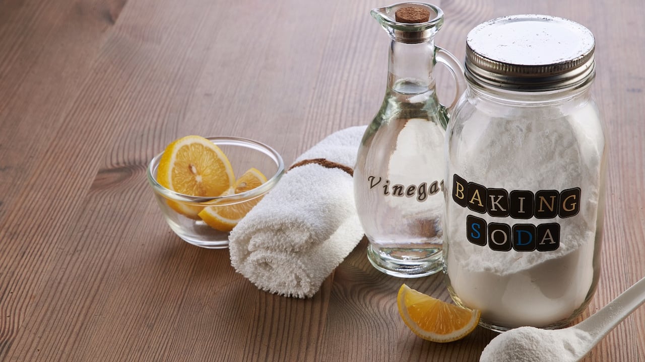 Bicarbonato y vinagre