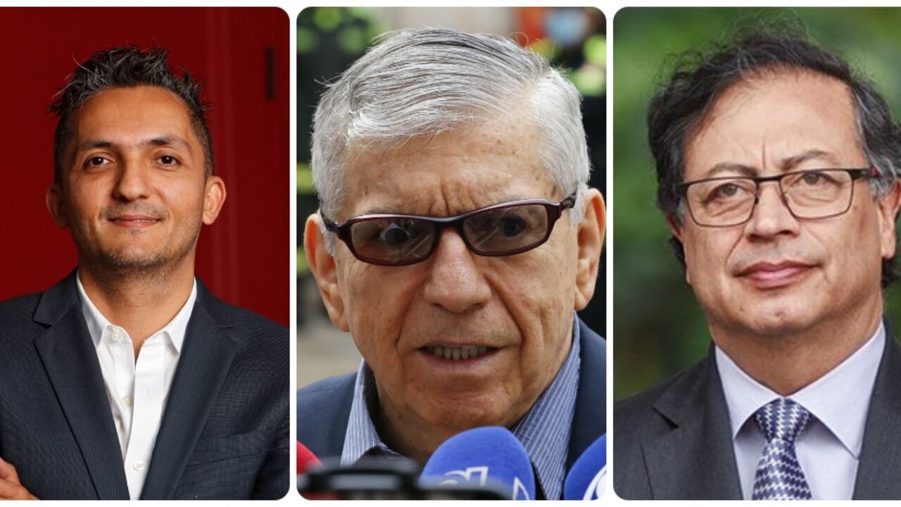 Juan Pablo Gallo, César Gaviria y Gustavo Petro.