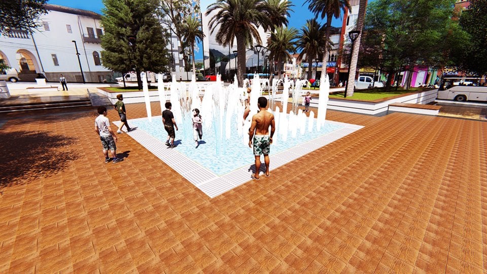 Parque principal de Mocoa