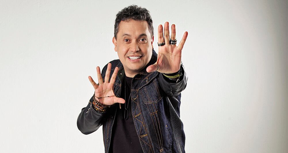 El cantante de merengue colombiano Danny Marín.