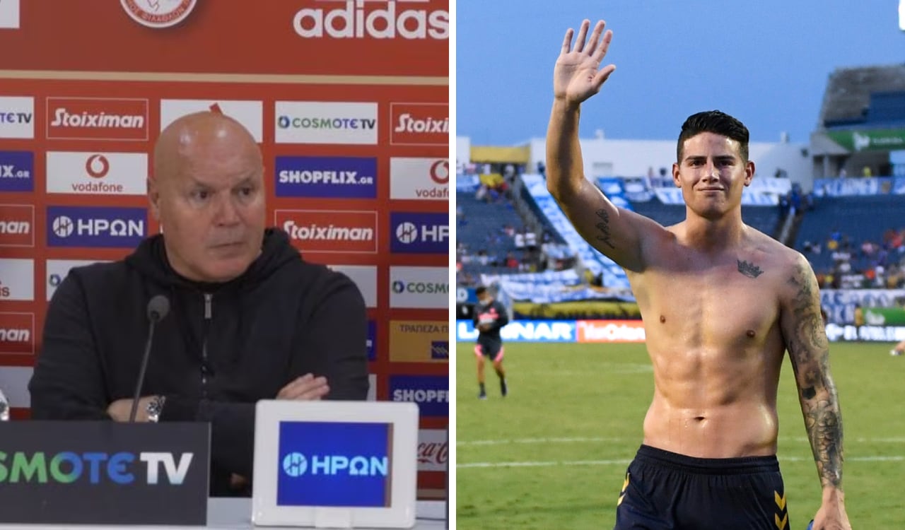 James Rodríguez salió el 13 de abril de 2023 del Olympiacos.