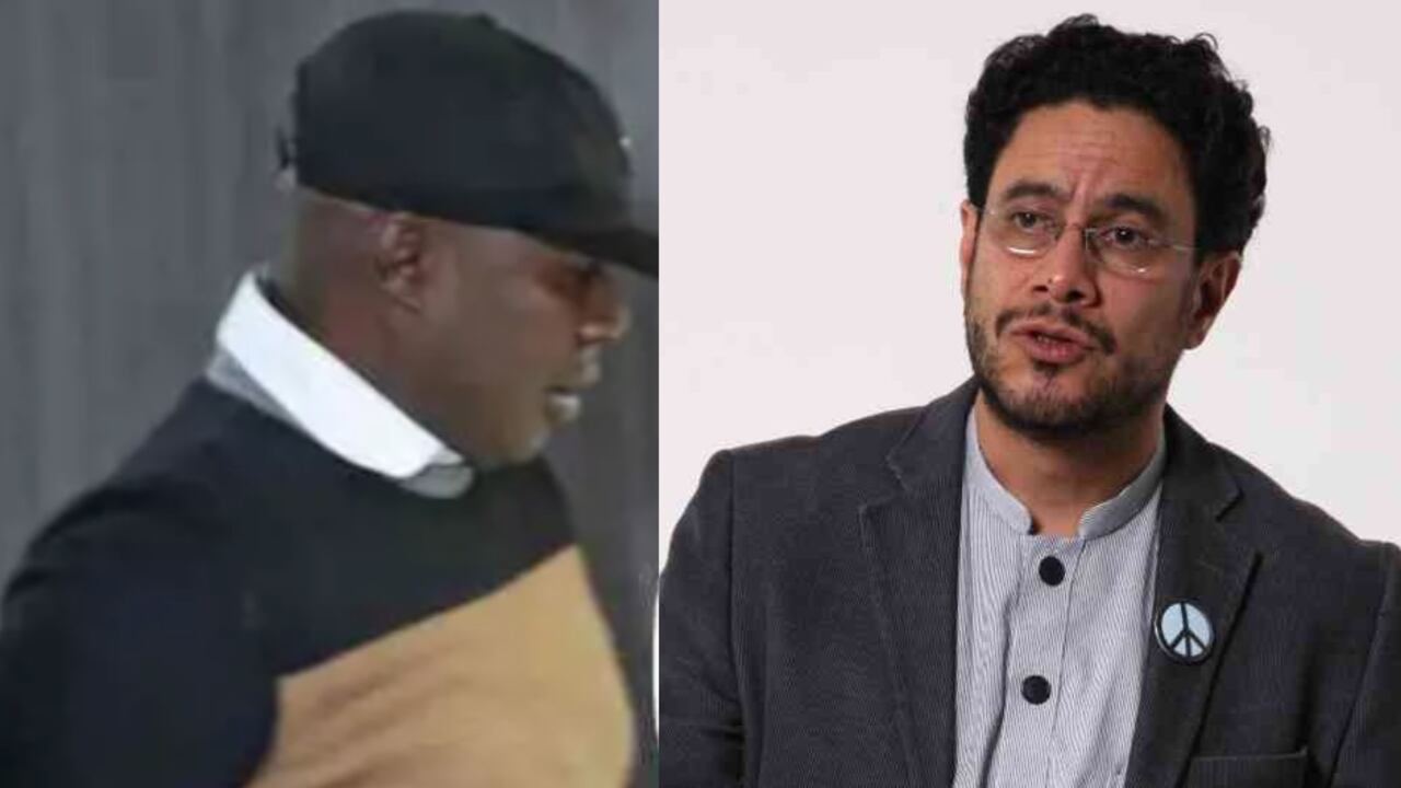 Harlington Mosquera y el senador Iván Cepeda