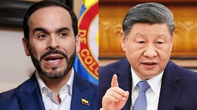 Abelardo De La Espriella y Xi Jinping.