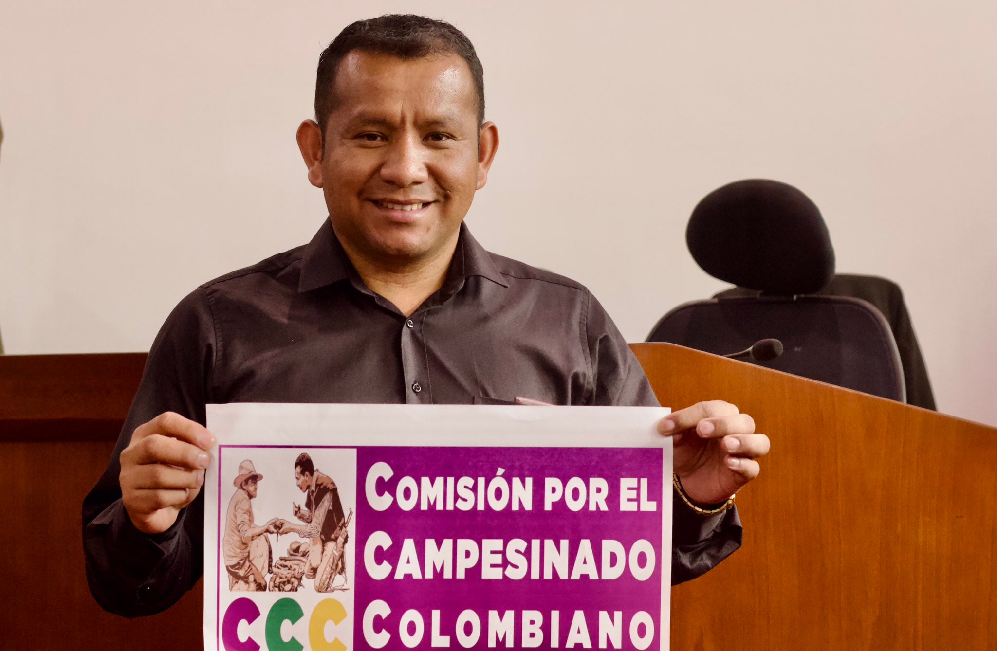 Juan Pablo Salazar, representante de las curules de Paz.